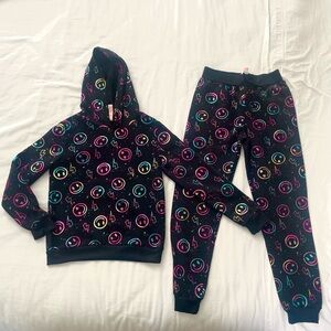 Kids Smiley Face Matching Set - Black